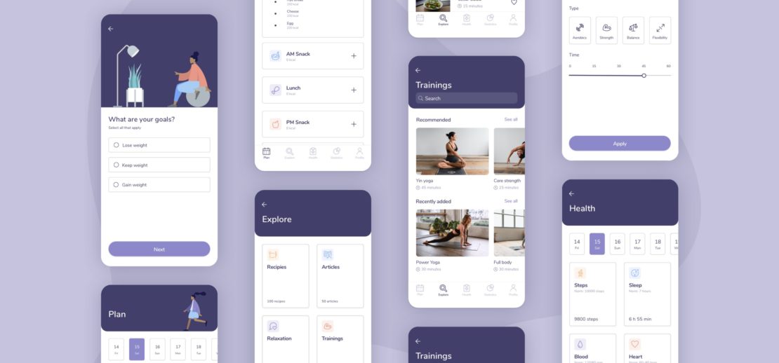 Designing a health app