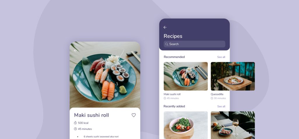 Designing a health app - Mockups 3